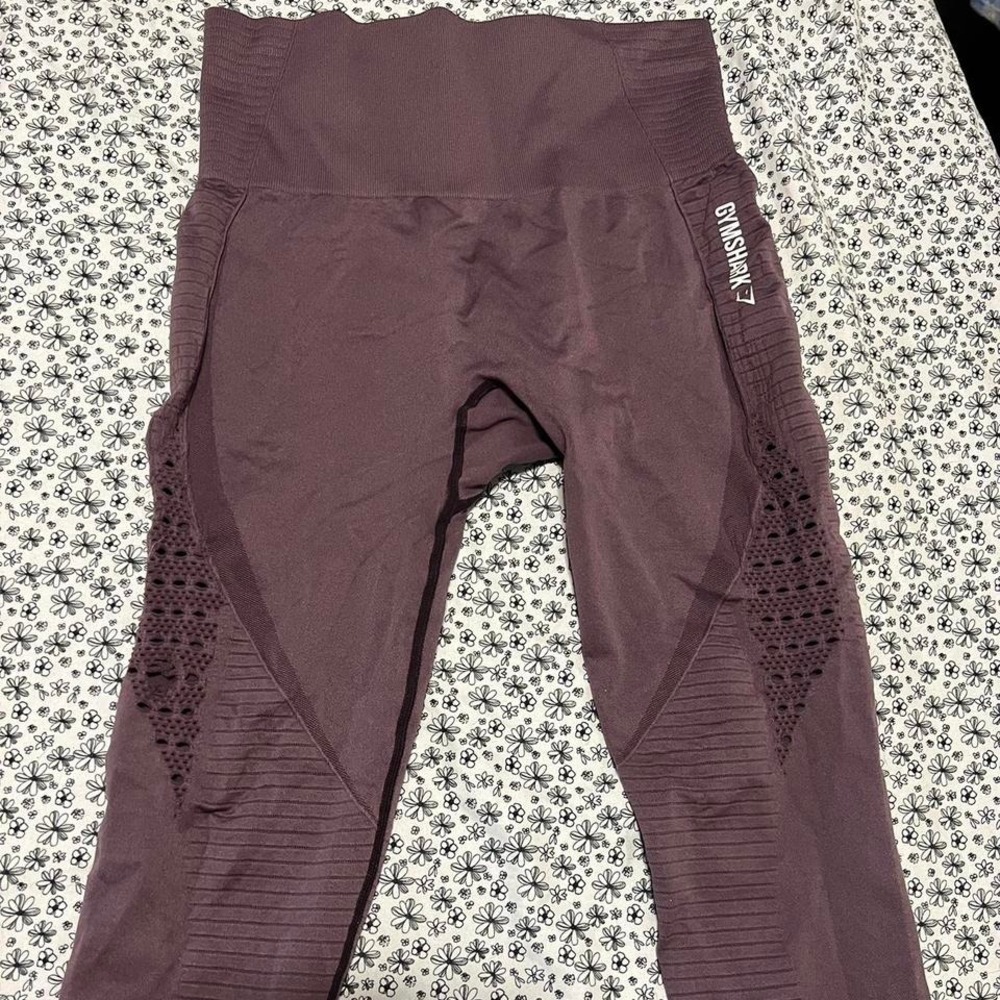 Burgundy Gymshark leggings